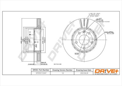 Dr!ve+ DP1010.11.0347 Disc frana foto