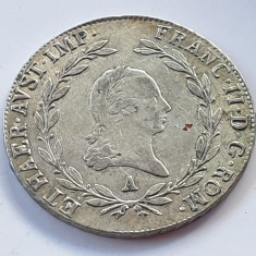 Austria 20 kreuzer 1806 A / Viena argint Francisc ll