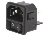 Conector Alimentare AC Tată 15A 250V