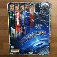 panini album UEFA Champions League 2010-2011 UCL sport fotbal 5 cartonase lipsa