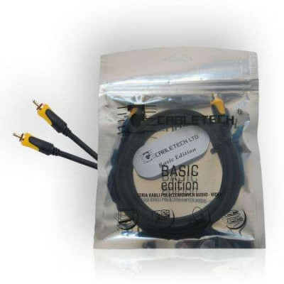 Cablu 1rca-1rca coaxial 0.5m basic edition foto