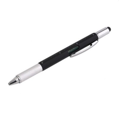 Pix 6 in1 Multifunctional Rigla, 2 Surubelnite, Touchscreen Pen, Nivela cu Bula foto