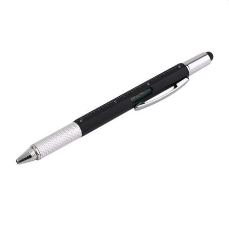 Pix 6 in1 Multifunctional Rigla, 2 Surubelnite, Touchscreen Pen, Nivela cu Bula