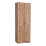 Cumpara ieftin Dulap cu 2 usi Jonar din melamina stejar 60x42x180 cm