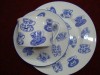 SET / SERVICIU MIC DEJUN DIN PORTELAN ENGLEZESC BONE CHINA ROYAL GAFTON