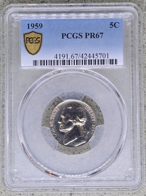 5 Cents USA PCGS PR67 foto