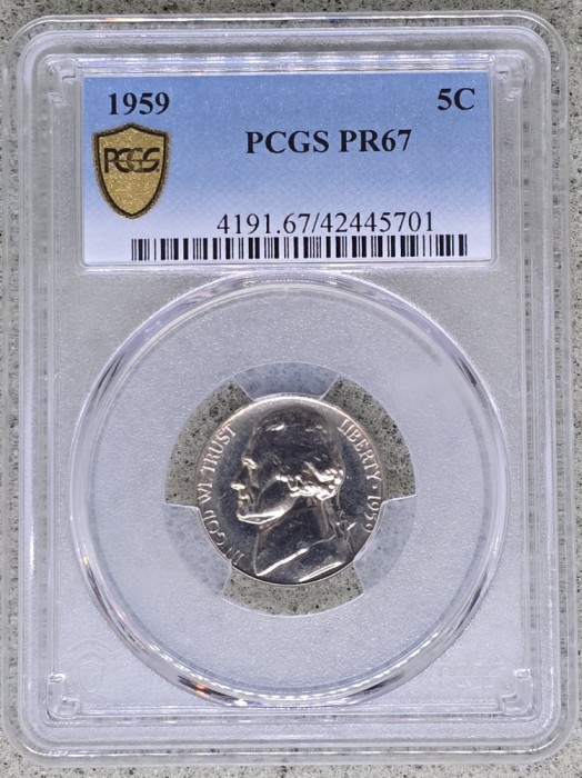 5 Cents USA PCGS PR67