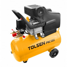 Compresor aer Tolsen, 1500 W, 24 L, presiune 8 bar, 2850 rpm foto