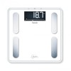 Cantar Diagnostic Beurer BF 400 SignatureLine, Alb, 200kg, IMC, Grasime, Apa, Masa Musculara, Os, Calorii