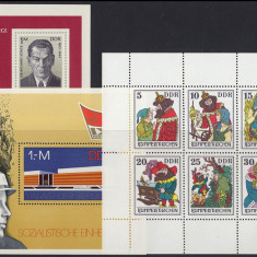 C1737 - Germania Democrata anul 1976 complet cu colite, timbre nestampilate MNH