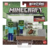 MINECRAFT REDSTONE CHARGED SET CAPCANA CU SAGETI PENTRU ZOMBI FIGURINA CU