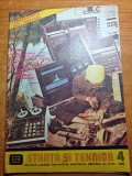 stiinta si tehnica aprilie 1984-IMU suceava