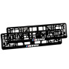 Set 2 Suport Numar Inmatriculare Personalizat BMW M - Plastic Rezistent, Montaj Simplu, Model European