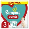 Scutece Pampers Pants Maxi Pack Nr. 3 (6-11 kg) 56 buc, Protectie Uscat pana la 12h, Materiale Respirabile, Testat Dermatologic