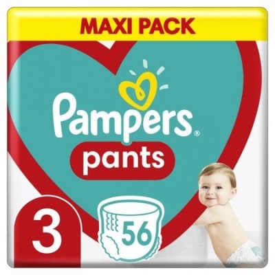 Pampers Pants Maxi Pack Nr. 3 (6-11 kg) 56 buc foto