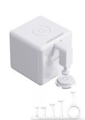 Declansator Mecanic Pentru Intrerupator Smart Home, Accesorii Incluse, FingerBot04, Alb, App control, Buton Inteligent
