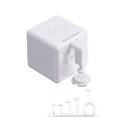 Declansator Mecanic Pentru Intrerupator Smart Home, Accesorii Incluse, FingerBot04, Alb, App control, Buton Inteligent