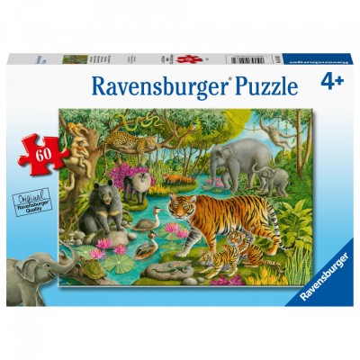 Puzzle Padure In India, 60 Piese foto