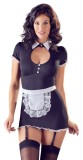 Set sexy costumatie menajera Maid&#039;s Dress with suspender straps, Cottelli - M