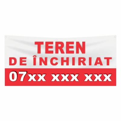 Banner - Teren de inchiriat foto