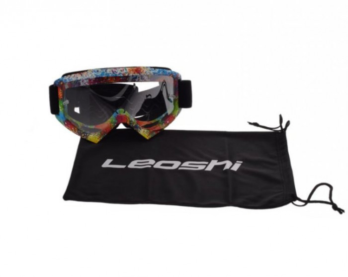 Ochelari motocross/atv/enduro Leoshi, culoare multicolor Cod Produs: MX_NEW AB36431