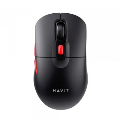 Mouse Wireless HAVIT MS59WB, 800DPI - 1600DPI, Negru Rosu foto