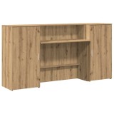 Cumpara ieftin Birou de receptie Stejar Artisan 200x50x103,5 cm Lemn prelucrat