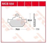 Set placute frana TRW MCB550 - Suzuki GZ Marauder 125-250 - RM 125-250-500 - VL Intruder 125-250 - LS 650 Savage