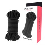 DARKNESS - JAPANESE ROPE 10 M BLACK, DARKNESS BONDAGE