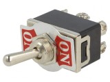 Comutator Basculant DPDT ON-ON 10A 250VAC