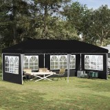 vidaXL Cort de Petrecere Pop-up 575 x 289 x 245 cm Negru 42019799