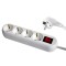 Prelungitor 3x1.5mm 4 prize 5m intrerupator