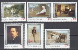 ROMANIA 1976 LP 929 REPRODUCERI DE ARTA NICOLAE GRIGORESCU SERIE MNH, Nestampilat