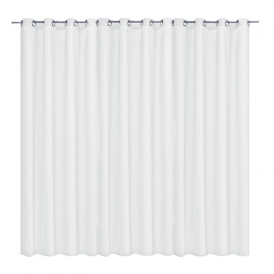 Draperie opaca Stella cu inele Jemidi, 300 x 245 cm, Alb, Poliester, 55288.02.01 foto