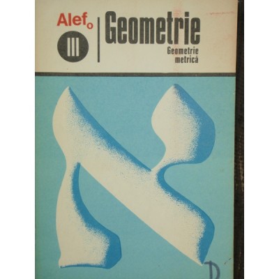 GEOMETRIE - ALEF VOL.III foto