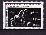 Cumpara ieftin RO 1995 LP 1371 &quot;50 ani de la eliberarea lagarelor naziste &quot;,serie ,MNH, Nestampilat