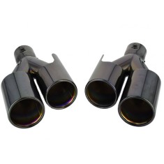 Set ornamente tobe evacuare dubla M-look Negre BMW seria 5 E39
