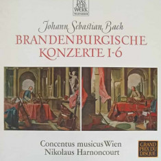 Disc vinil, LP. Brandenburgische Konzerte 1-6. SETBOX 2 DISCURI VINIL-Johann Sebastian Bach, Concentus Musicus W