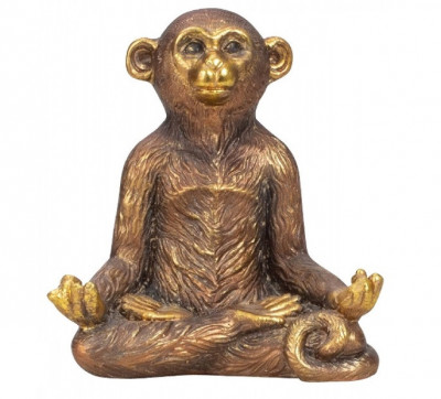 Decoratiune maimuta yoga, feng shui, meditatie foto