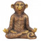 Decoratiune maimuta yoga, feng shui, meditatie