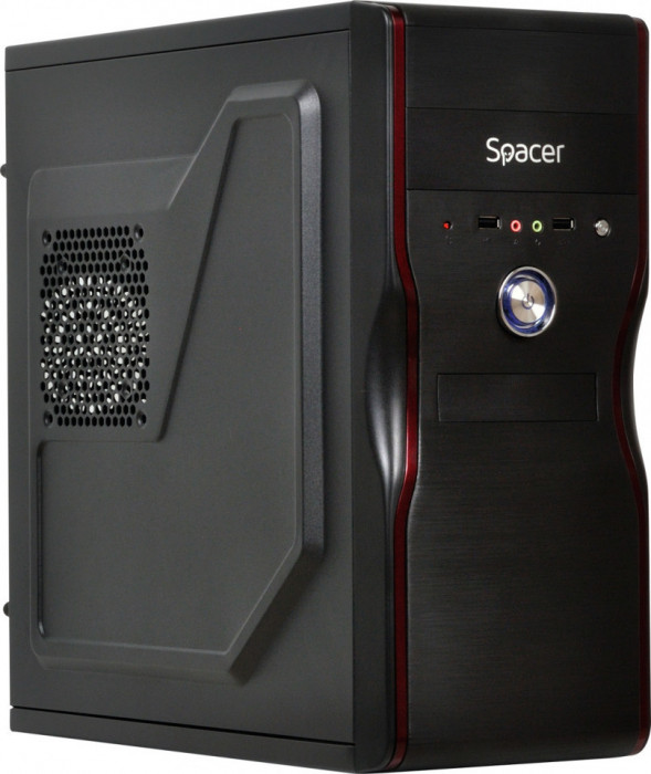 CARCASA SPACER, Middle Tower, ATX, &quot;MERCURY&quot;, 450 (230W for 450W Desktop PC),