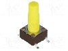 Microintrerupator, 6.2x6.2mm, OFF-(ON), SPST-NO, DIPTRONICS - DTSM-66Y-V-B