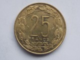 25 FRANCS 1975 STATELE AFRICANE CENTRALE-XF