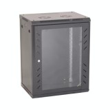 Cumpara ieftin Rack Perete 18U 19 inch ASYTECH Networking 600x450 Negru Cabinet Metalic Retea Server