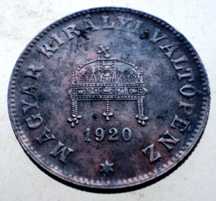 F.143 UNGARIA 20 FILLER 1920 KB
