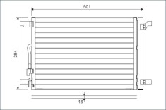 VALEO 814301 Condensator, climatizare foto