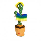 Jucarie interactiva cactus dansator Rumba-Dumba cu incarcare USB