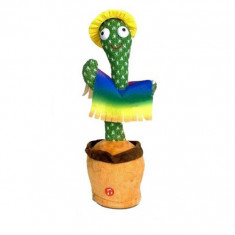 Jucarie interactiva cactus dansator Rumba-Dumba cu incarcare USB