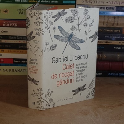 GABRIEL LIICEANU - CAIET DE RICOSAT GANDURI , HUMANITAS , 2019 ( EDITIE CARTONATA ) * foto