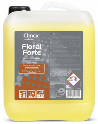 Clinex Floral Forte, 5 Litri, Detergent Lichid, Concentrat, Pentru Curatare Pardoseli foto